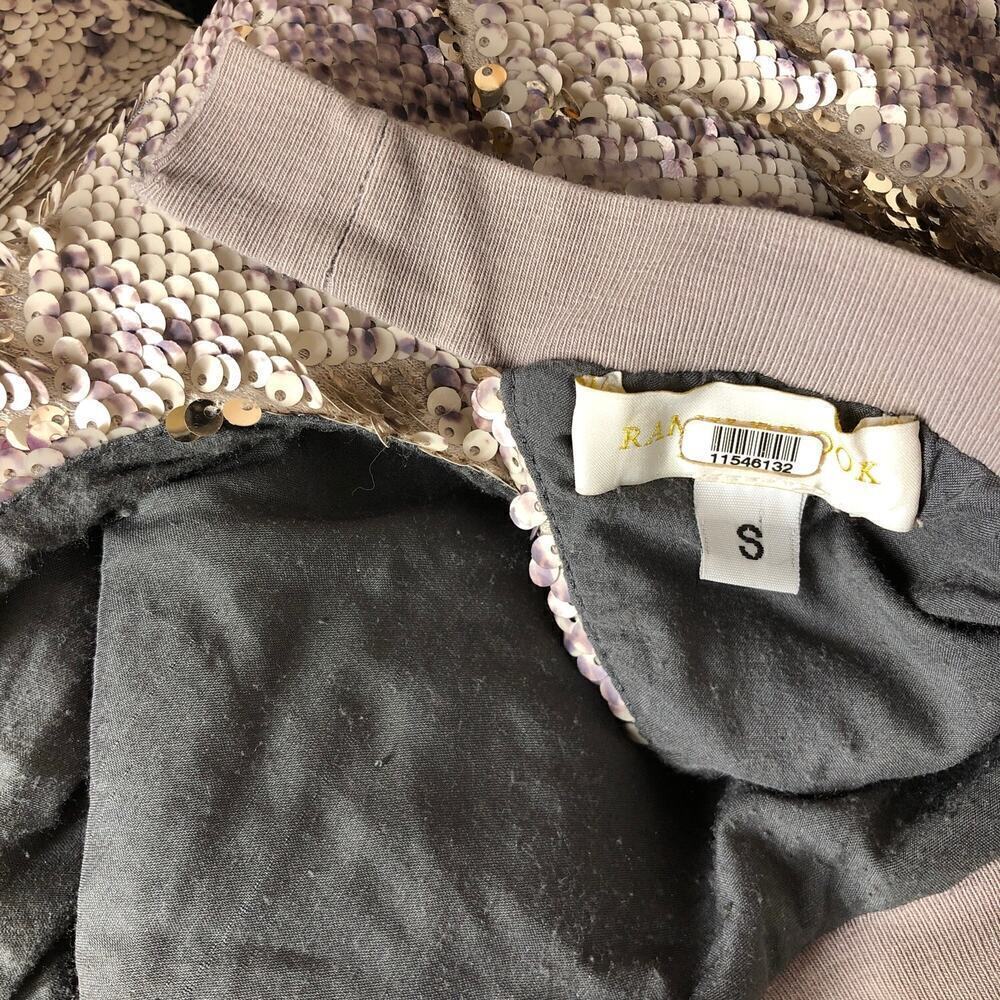 Ramy Brook Alexi Python Sequin Top S - Picture 7 of 11